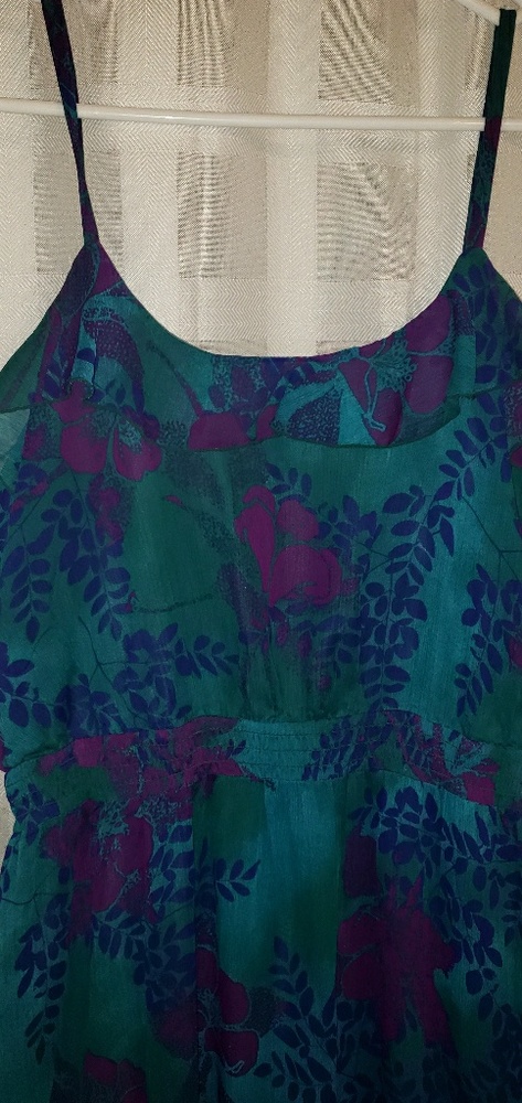 Express Lightweight Ruffled Strappy Dress NWOT - Picture 3 of 6